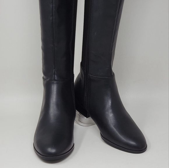 Michael Kors Women's Bromley Over The Knee Flat Riding Black Boot Size 5.5 New - Picture 8 of 13